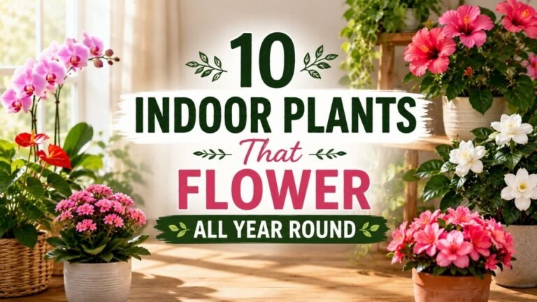 10 Indoor Plants That Flower All Year Round