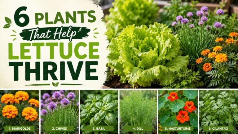 6 Plants That Help Lettuce Thrive