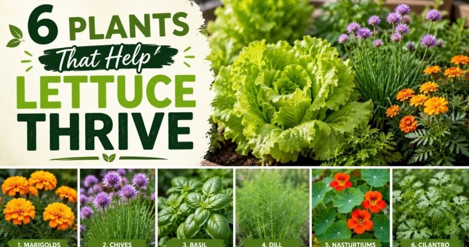 6 Plants That Help Lettuce Thrive