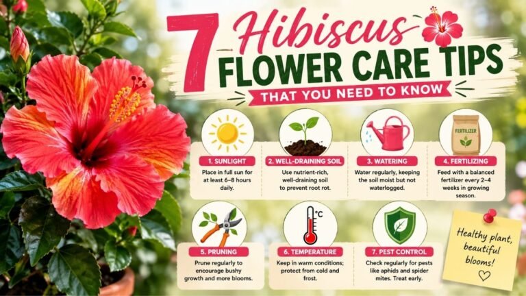 7 Hibiscus Flower Care Tips That You Need to Know