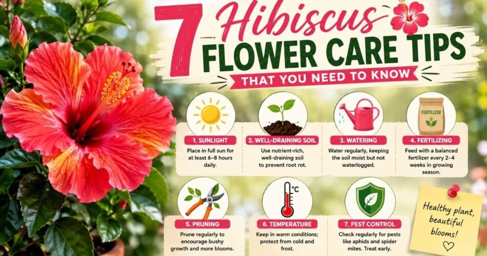 7 Hibiscus Flower Care Tips