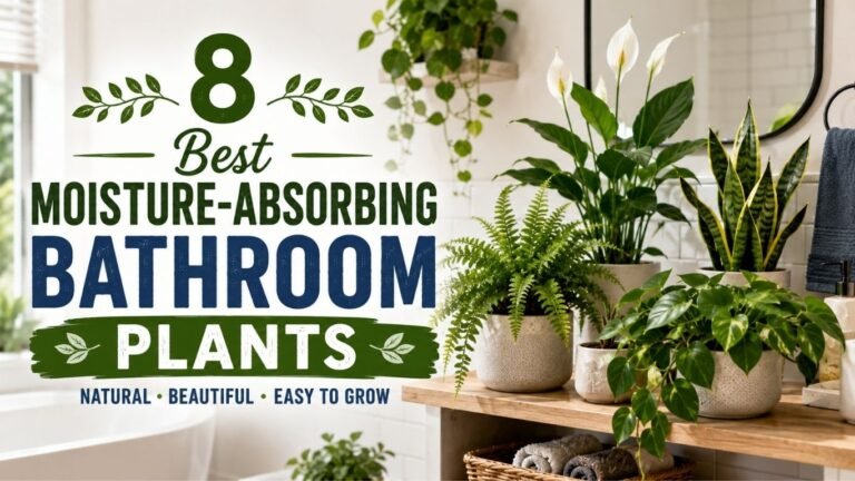 8 Best Moisture Absorbing Bathroom Plants
