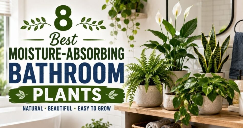 8 Best Moisture Absorbing Bathroom Plants