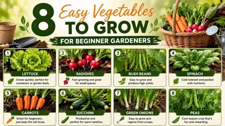8 Easy Vegetables to Grow for Beginner Gardeners