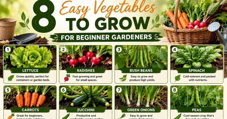 8 Easy Vegetables to Grow for Beginner Gardeners