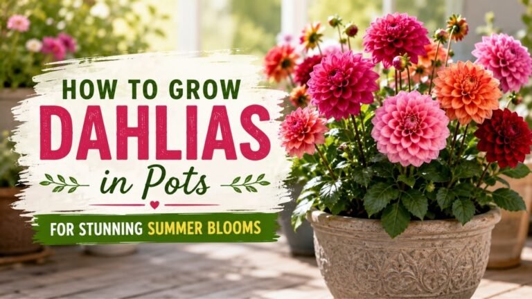 How to Grow Dahlias in Pots for Stunning Summer Blooms