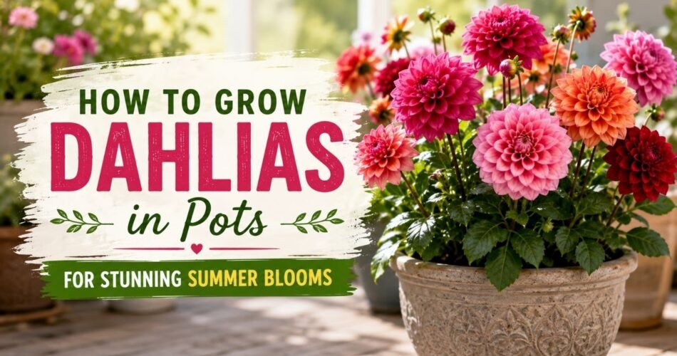 How to Grow Dahlias in Pots