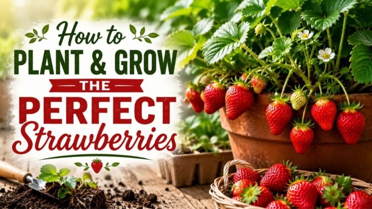 How to Plant & Grow the Perfect Strawberries