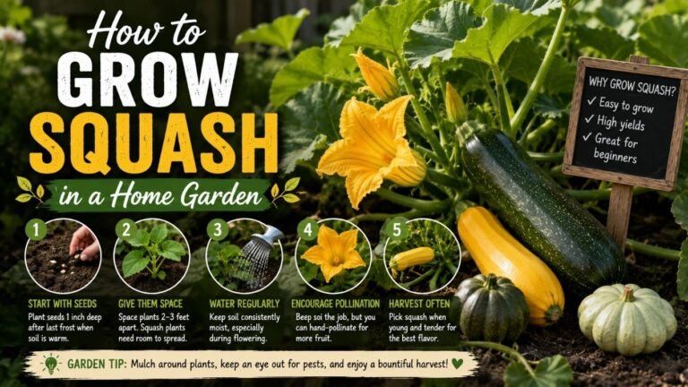 How to Grow Squash in a Home Garden