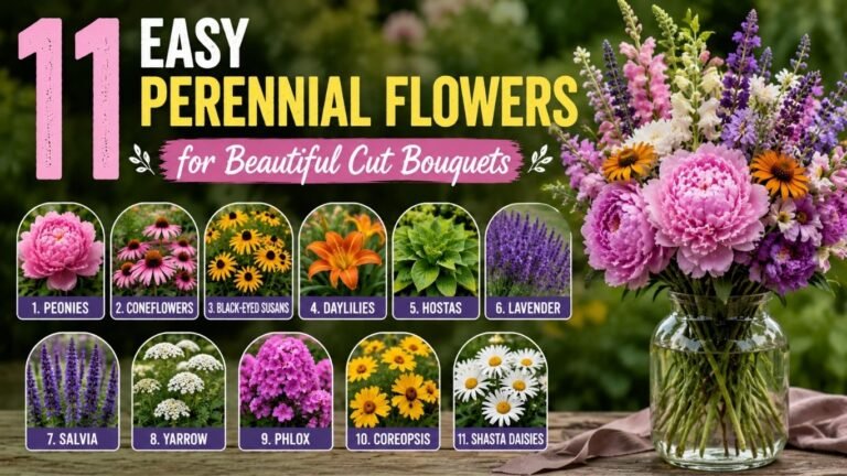 11 Easy Perennial Flowers for Beautiful Cut Bouquets