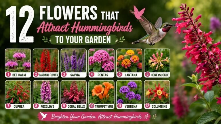12 Flowers That Attract Hummingbirds to Your Garden