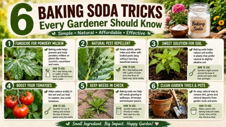 6 Baking Soda Tricks Every Gardener Should Know