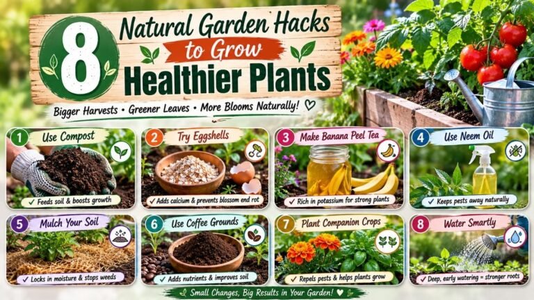 8 Natural Garden Hacks to Grow Healthier Plants