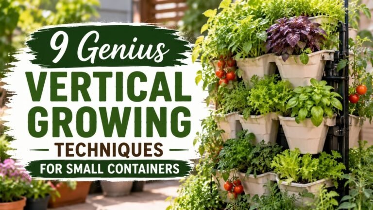 9 Genius Vertical Growing Techniques for Small Containers