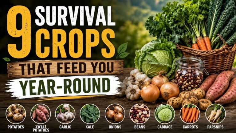 9 Survival Crops That Feed You Year-Round