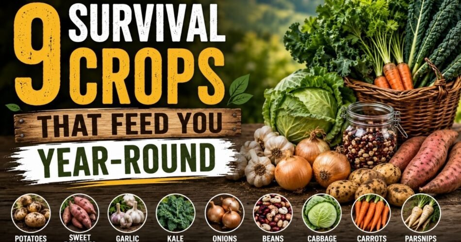 9 Survival Crops That Feed You Year-Round