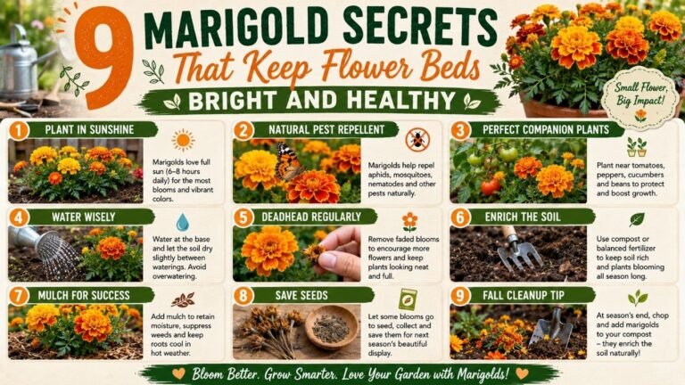 9 Marigold Secrets That Keep Flower Beds Bright and Healthy
